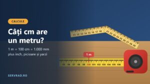 Ruletă și metru de tâmplărie pliant cu diviziuni în centimetri, pe un fundal albastru