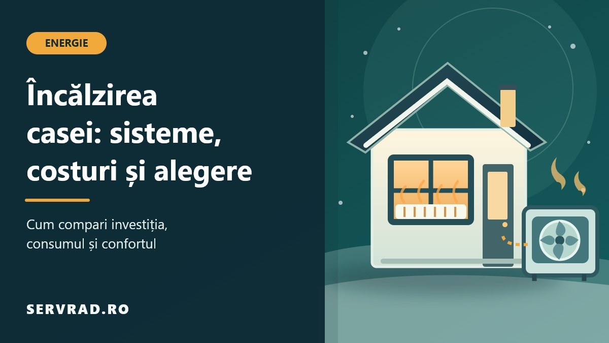 Încălzirea casei: tipuri de sisteme, costuri și criterii de alegere