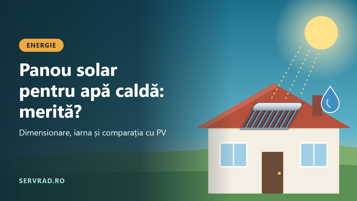 Panou solar pentru apă caldă: merită?