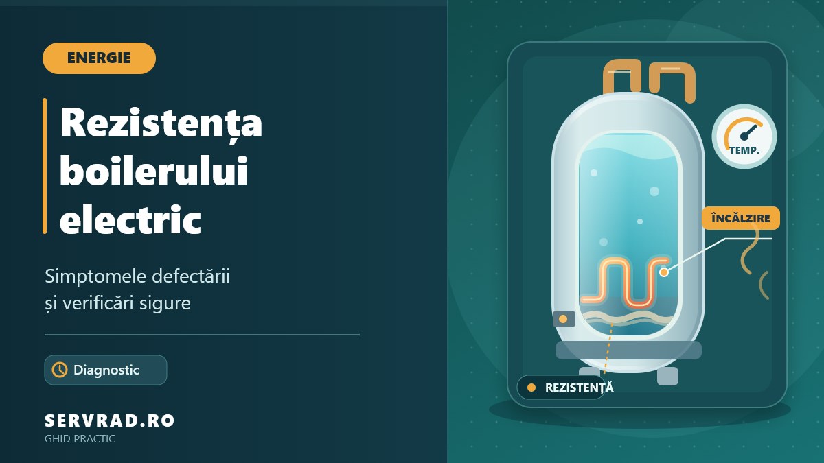 Rezistența boilerului electric: simptomele defectării și verificări